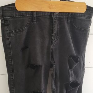 Hollister black jean legging